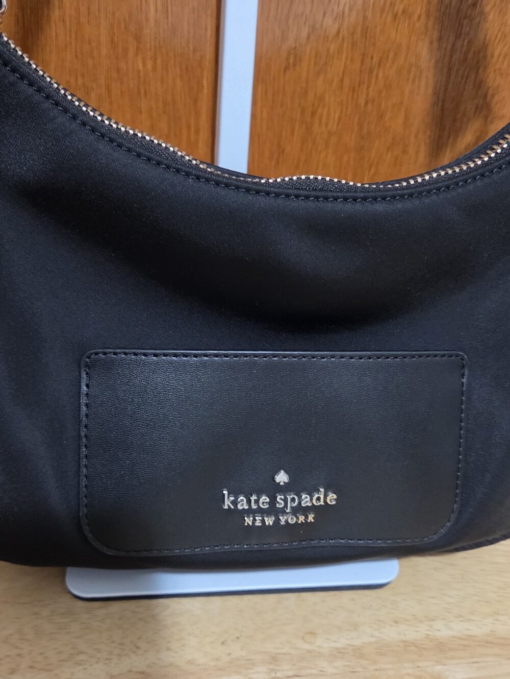 Kate Spade Chelsea Little Better Nylon Black Hobo Shoulder Crossbody Bag K8117 - Picture 2 of 15